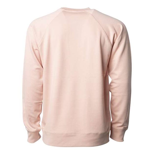Unisex Icon Lightweight Loopback Terry Crewneck Sweatshirt - Thumbnail Image