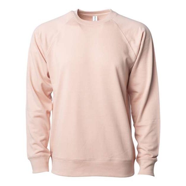 Unisex Icon Lightweight Loopback Terry Crewneck Sweatshirt - Thumbnail Image