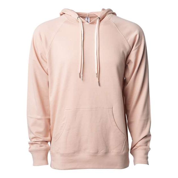 Unisex Icon Lightweight Loopback Terry Hooded Sweatshirt - Thumbnail Image