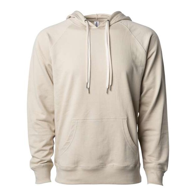 Unisex Icon Lightweight Loopback Terry Hooded Sweatshirt - Thumbnail Image