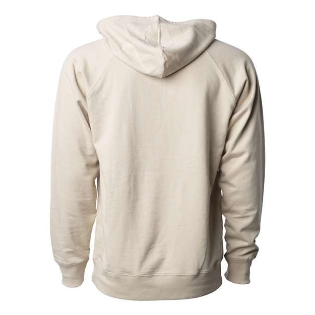 Unisex Icon Lightweight Loopback Terry Hooded Sweatshirt - Thumbnail Image
