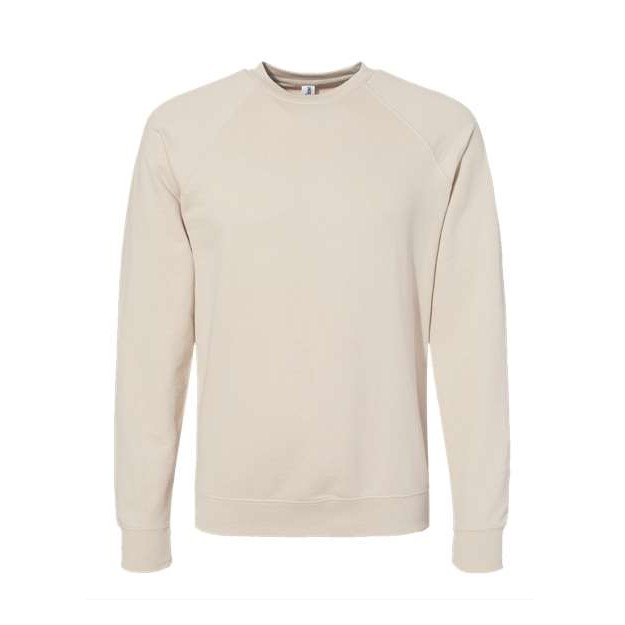 Unisex Icon Lightweight Loopback Terry Crewneck Sweatshirt - Thumbnail Image