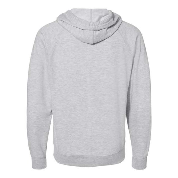 Unisex Icon Lightweight Loopback Terry Full-Zip Hooded Sweatshirt - Thumbnail Image