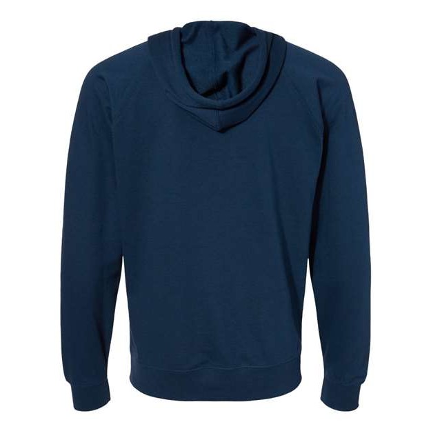 Unisex Icon Lightweight Loopback Terry Full-Zip Hooded Sweatshirt - Thumbnail Image