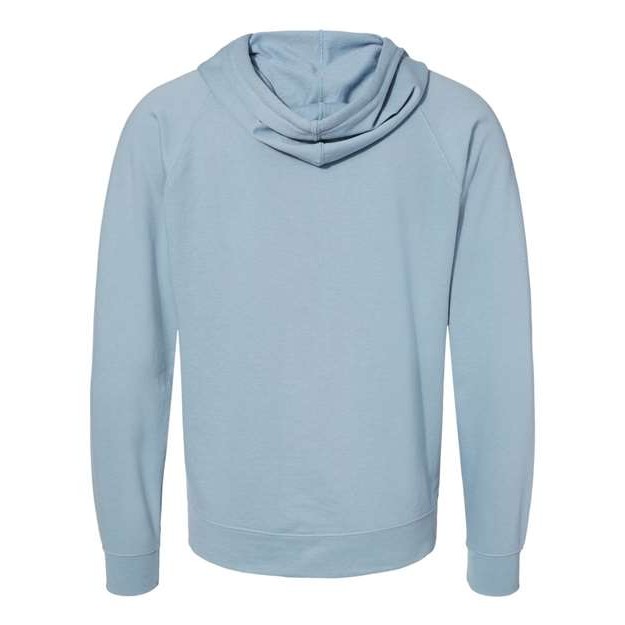Unisex Icon Lightweight Loopback Terry Full-Zip Hooded Sweatshirt - Thumbnail Image