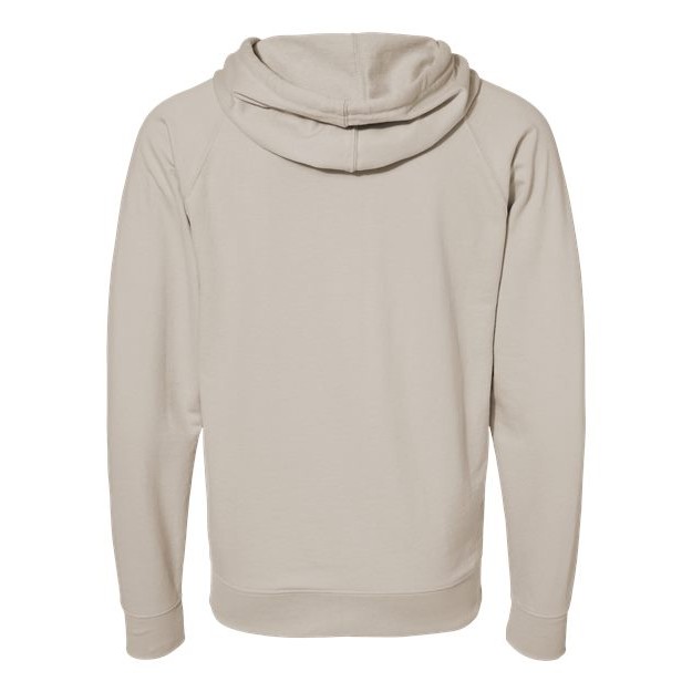 Unisex Icon Lightweight Loopback Terry Full-Zip Hooded Sweatshirt - Thumbnail Image