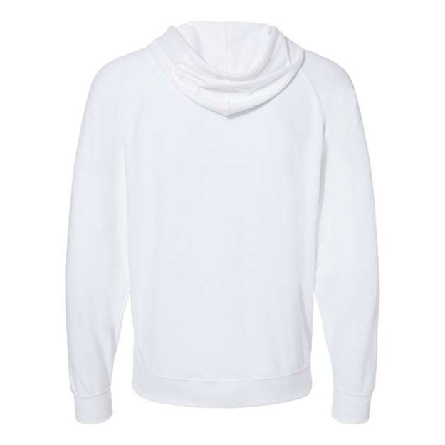 Unisex Icon Lightweight Loopback Terry Full-Zip Hooded Sweatshirt - Thumbnail Image