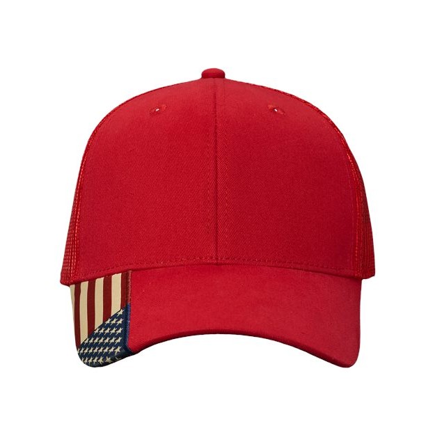 USA Flag Mesh Cap