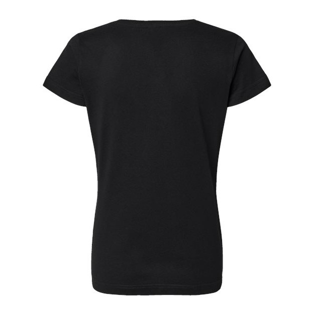 Women's Fine Jersey V-Neck Tee - Thumbnail Image