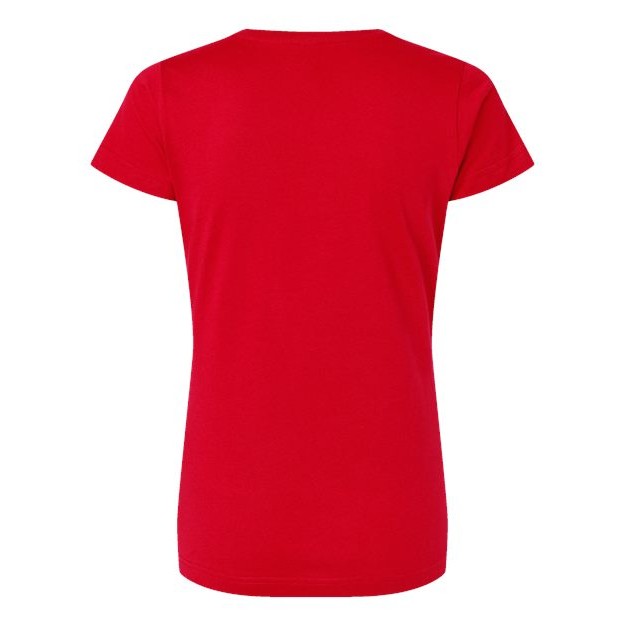 Women's Fine Jersey V-Neck Tee - Thumbnail Image