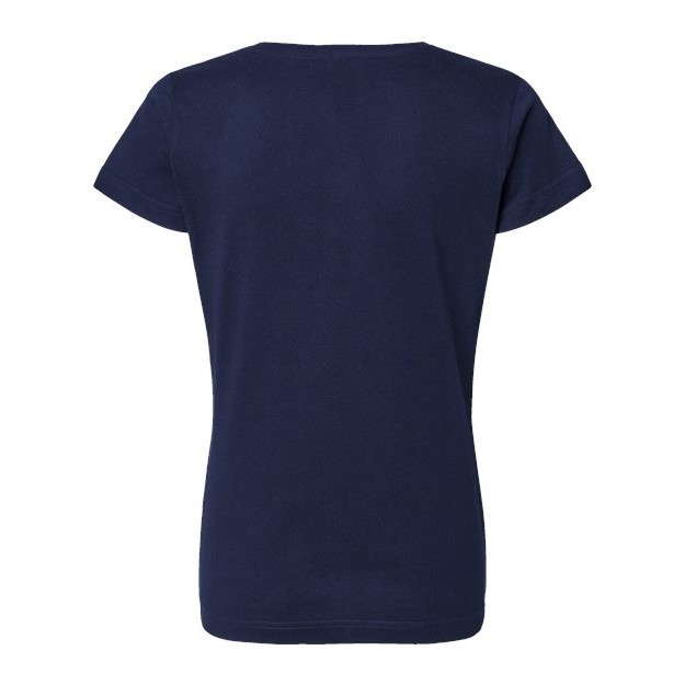 Women's Fine Jersey V-Neck Tee - Thumbnail Image