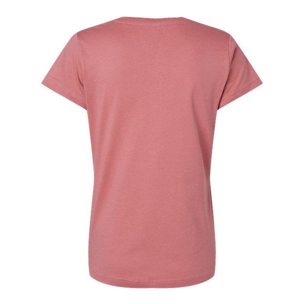 Women's Fine Jersey V-Neck Tee - Thumbnail Image