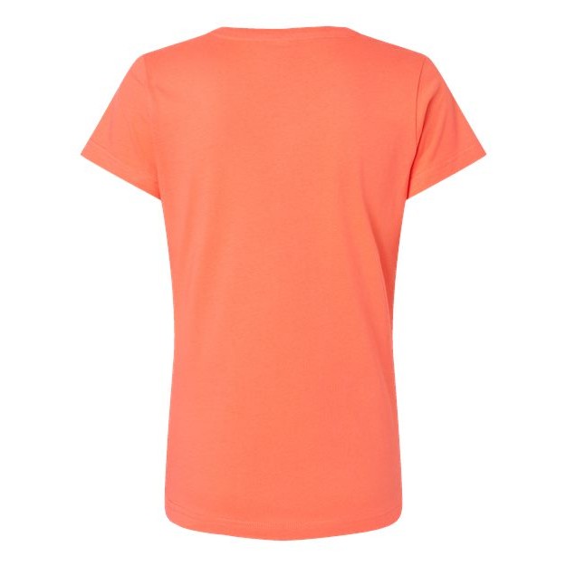 Women's Fine Jersey V-Neck Tee - Thumbnail Image