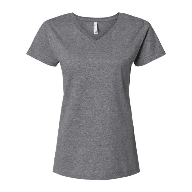 Women's Fine Jersey V-Neck Tee - Thumbnail Image