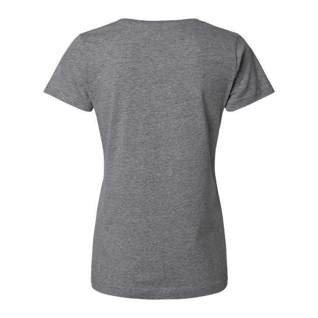 Women's Fine Jersey V-Neck Tee - Thumbnail Image
