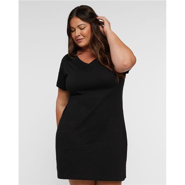 Women's Fine Jersey V-Neck Coverup - Main Image