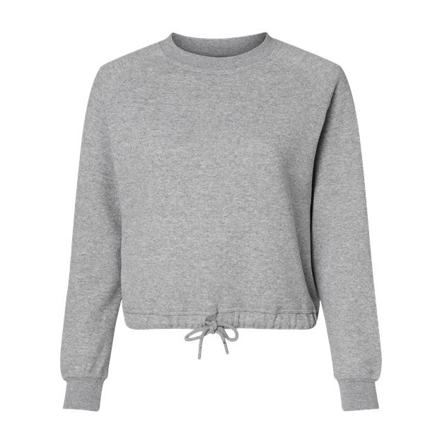 Women's Relaxed 3-End Boxy Fleece Crewneck Sweatshirt - Thumbnail Image