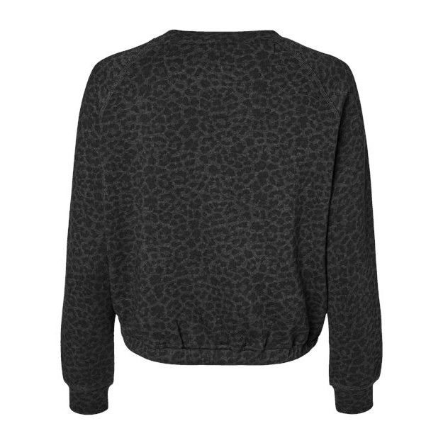 Women's Relaxed 3-End Boxy Fleece Crewneck Sweatshirt - Thumbnail Image