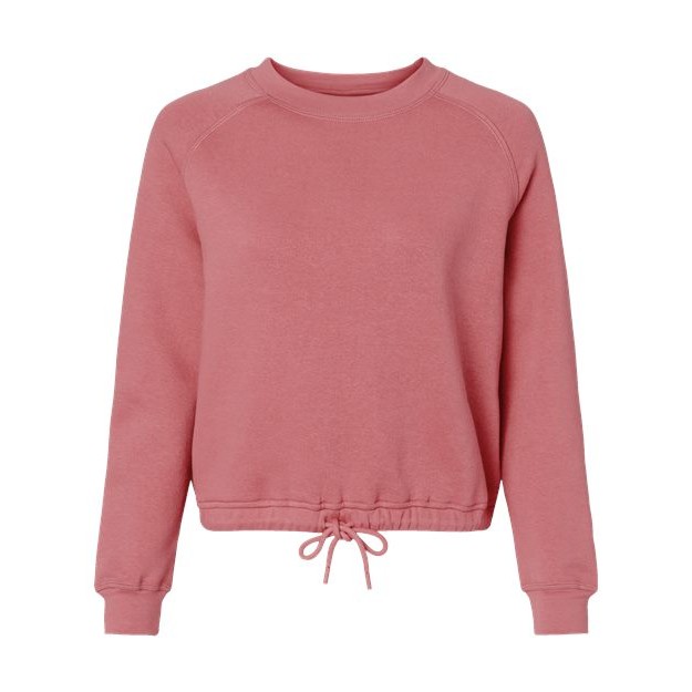 Women's Relaxed 3-End Boxy Fleece Crewneck Sweatshirt - Thumbnail Image