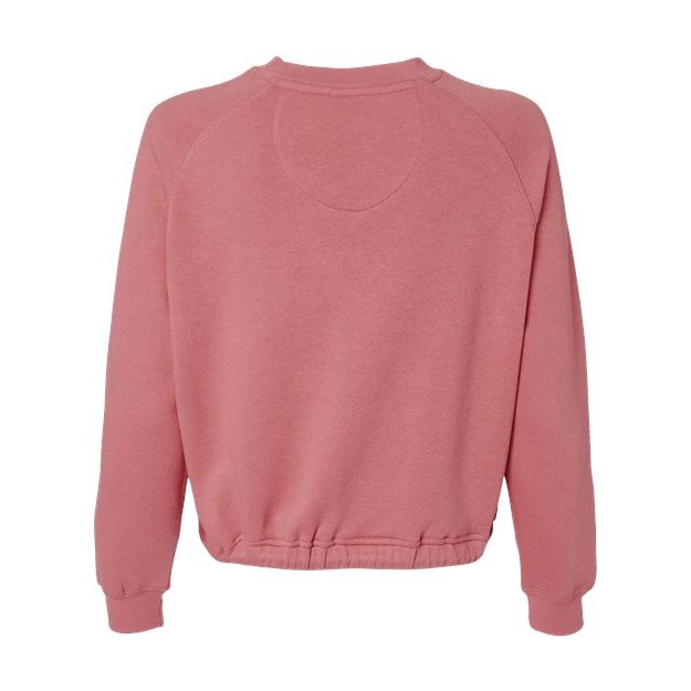 Women's Relaxed 3-End Boxy Fleece Crewneck Sweatshirt - Thumbnail Image
