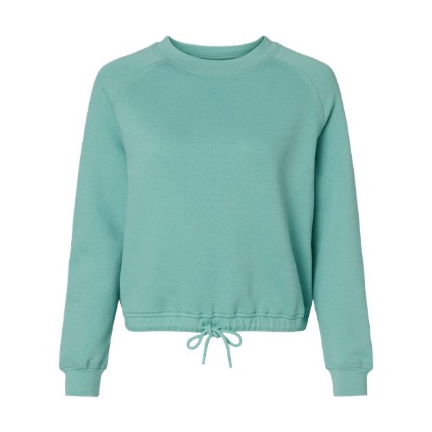Women's Relaxed 3-End Boxy Fleece Crewneck Sweatshirt - Thumbnail Image