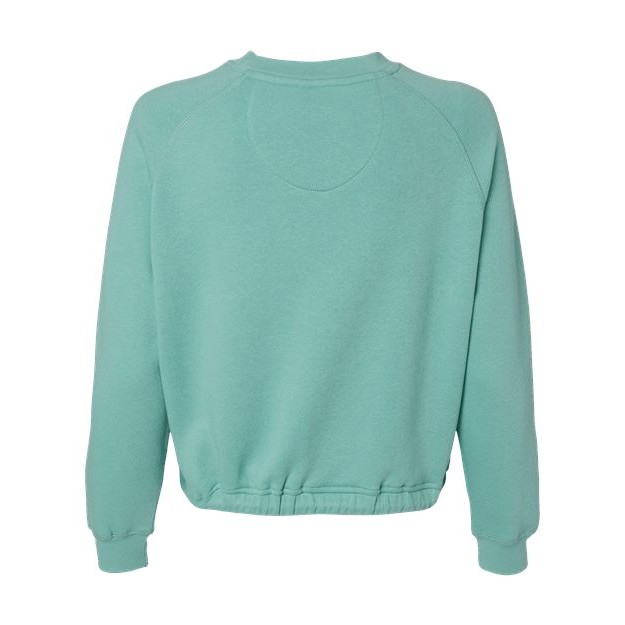 Women's Relaxed 3-End Boxy Fleece Crewneck Sweatshirt - Thumbnail Image