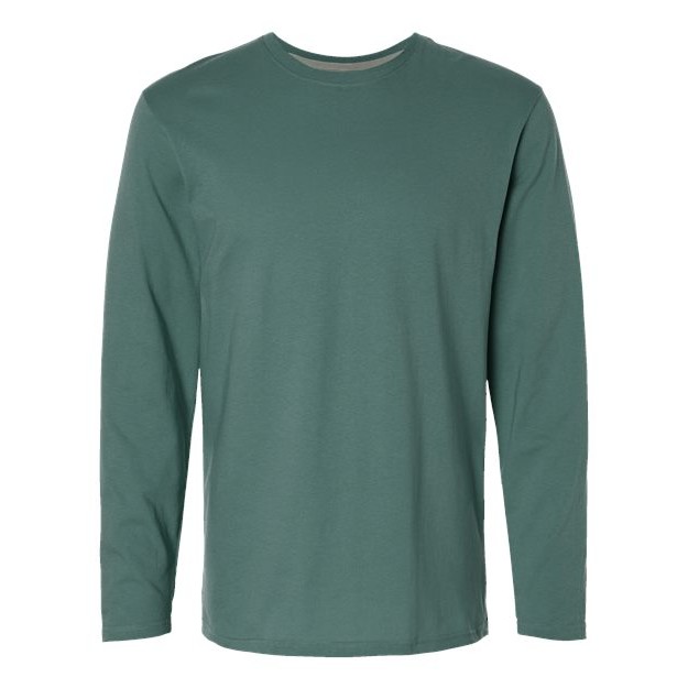 Men's Fine Jersey Long Sleeve Tee - Main Image