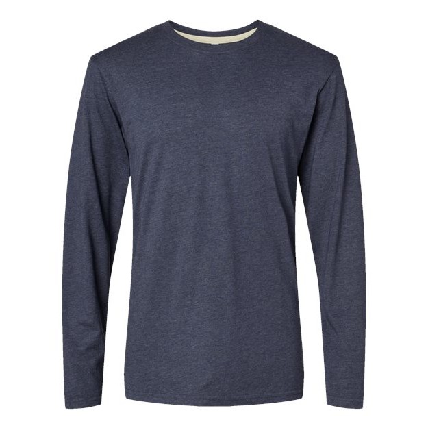 Men's Fine Jersey Long Sleeve Tee - Thumbnail Image