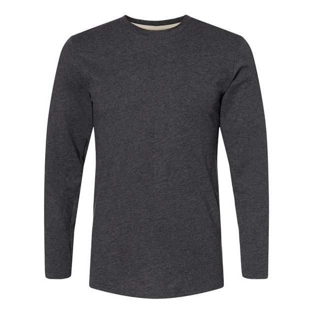 Men's Fine Jersey Long Sleeve Tee - Thumbnail Image