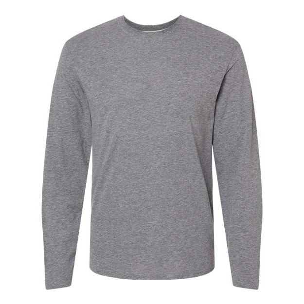 Men's Fine Jersey Long Sleeve Tee - Thumbnail Image