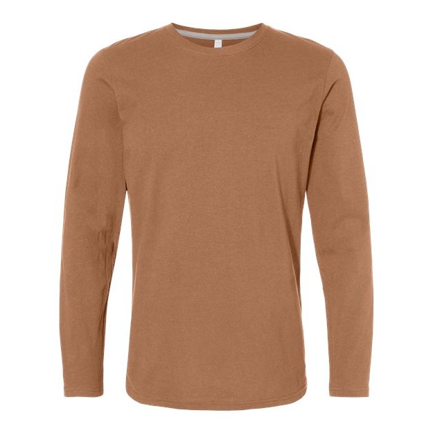 Men's Fine Jersey Long Sleeve Tee - Thumbnail Image