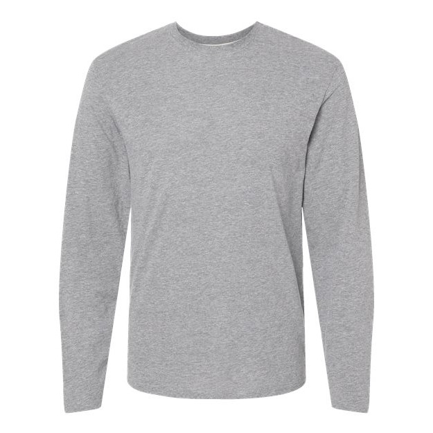 Men's Fine Jersey Long Sleeve Tee - Thumbnail Image