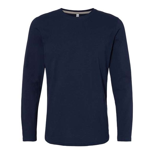 Men's Fine Jersey Long Sleeve Tee - Thumbnail Image