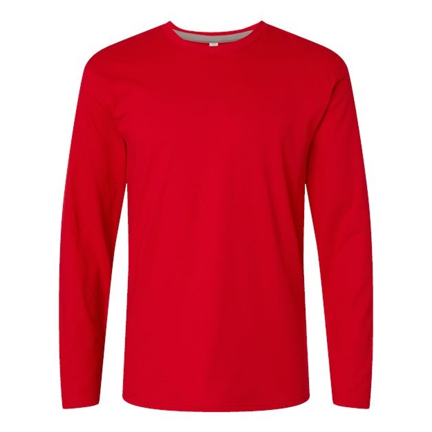 Men's Fine Jersey Long Sleeve Tee - Thumbnail Image