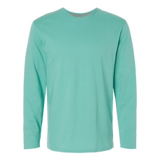 Men's Fine Jersey Long Sleeve Tee - Thumbnail Image