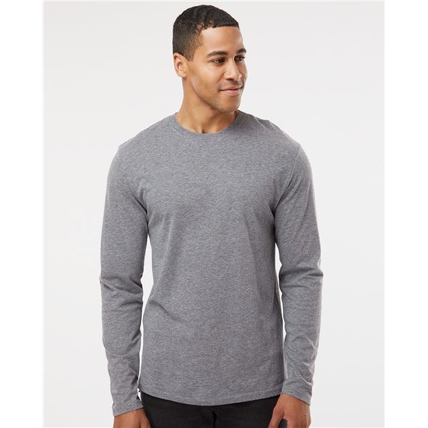 Men's Fine Jersey Long Sleeve Tee - Thumbnail Image