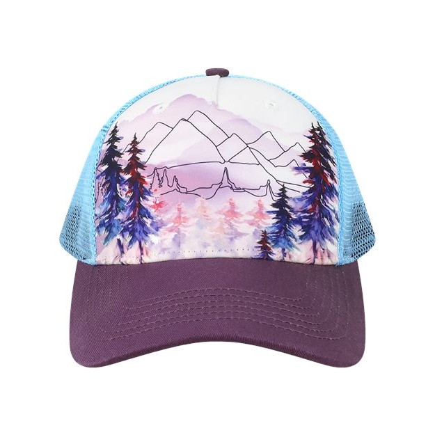 Printed Five-Panel Trucker Cap - Thumbnail Image