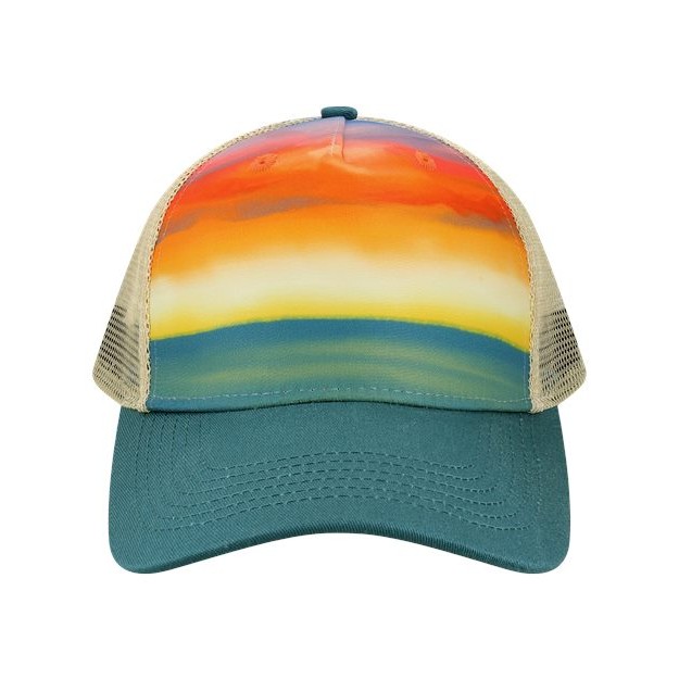 Printed Five-Panel Trucker Cap - Thumbnail Image