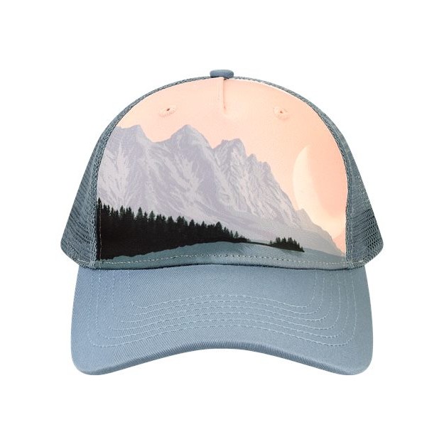Printed Five-Panel Trucker Cap - Thumbnail Image