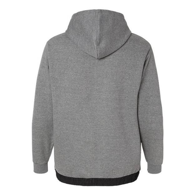 Unisex Mixed Media Hooded Sweatshirt - Thumbnail Image