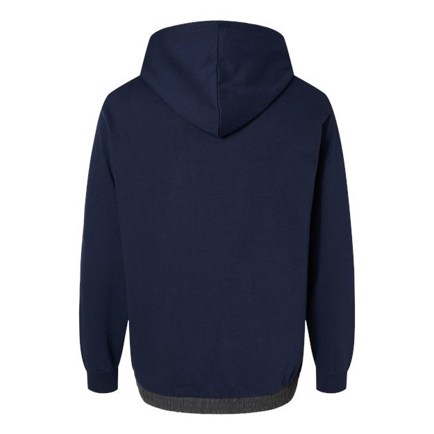 Unisex Mixed Media Hooded Sweatshirt - Thumbnail Image