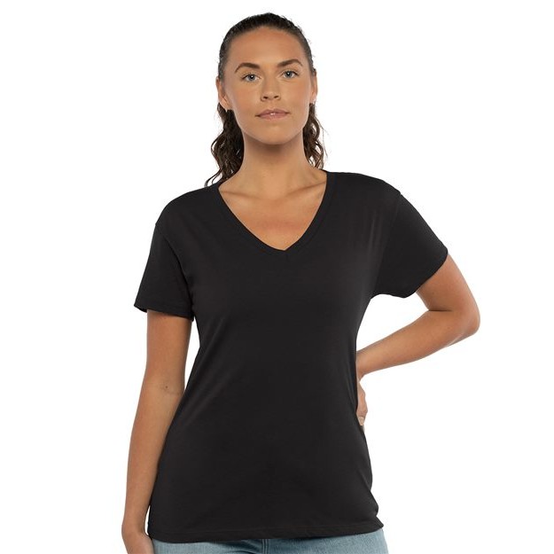 Women’s Cotton V-Neck T-Shirt - Thumbnail Image