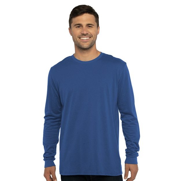 Unisex Sueded Long Sleeve T-Shirt - Main Image