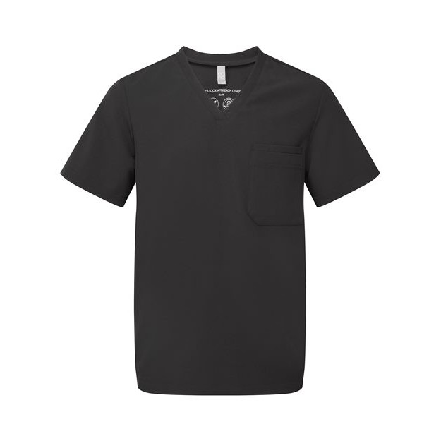 Men's Limitless V-Neck Stretch Scrub Top - Thumbnail Image