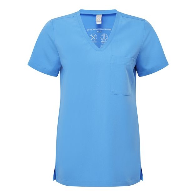 Women's Limitless V-Neck Stretch Scrub Top - Thumbnail Image