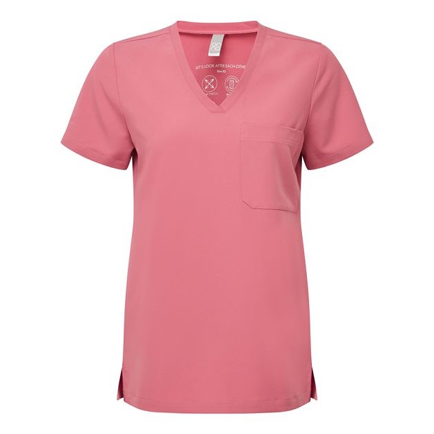 Women's Limitless V-Neck Stretch Scrub Top - Thumbnail Image