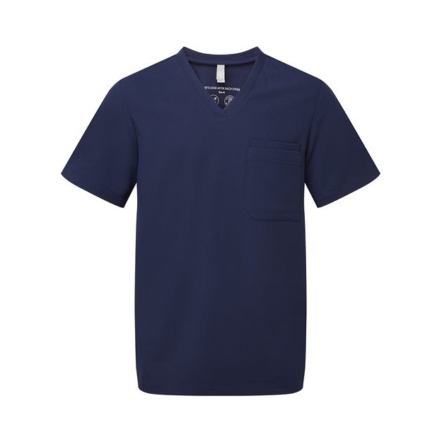 Men's Limitless V-Neck Stretch Scrub Top - Thumbnail Image