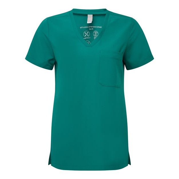 Women's Limitless V-Neck Stretch Scrub Top - Thumbnail Image