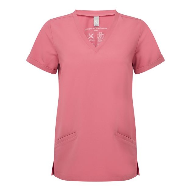 Women's Invincible V-Neck Stretch Scrub Top - Thumbnail Image