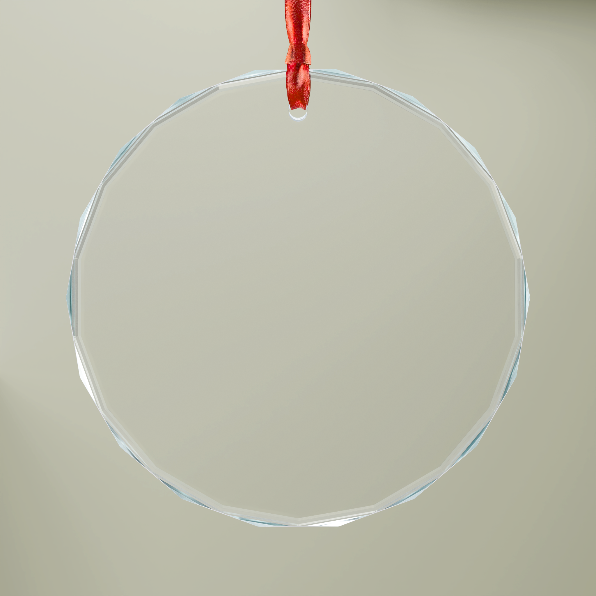 Crystal Glass Ornament (Engraving) - Thumbnail Image